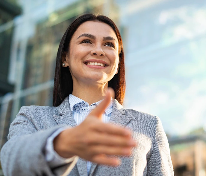 Smiling woman